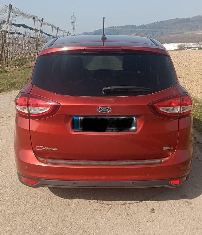 Second-hand Ford C-MAX Titanium 150 CP (110 kW) 2017 Roșu Monovolum
