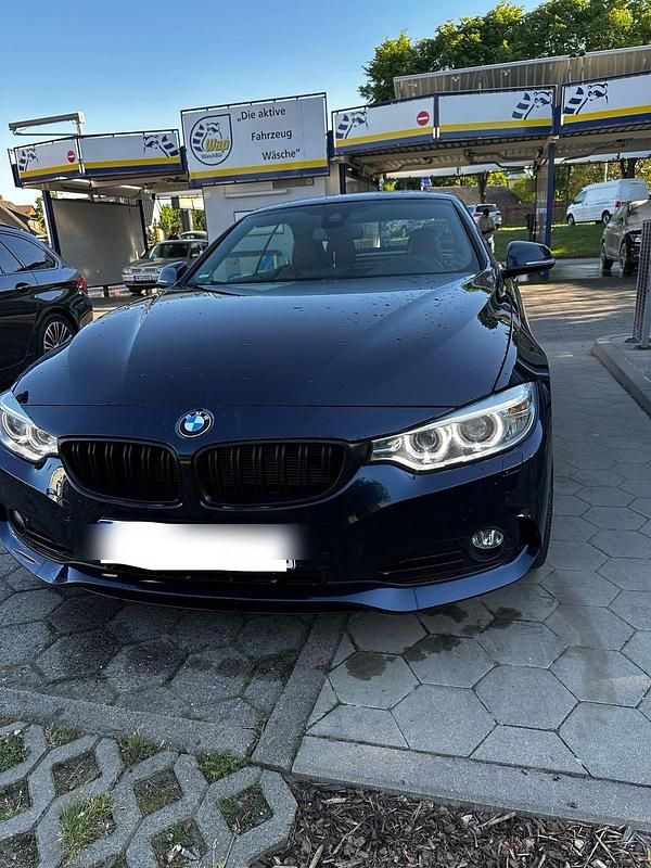 Blau Gebraucht 2014 BMW 420 M Sport Cabrio | 16.500 € (Guter Preis) - Bild 1/4