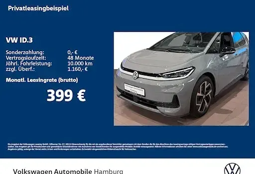 Neu VW ID.3 Life 139 kW (190 PS) 2026 Grau Kleinwagen