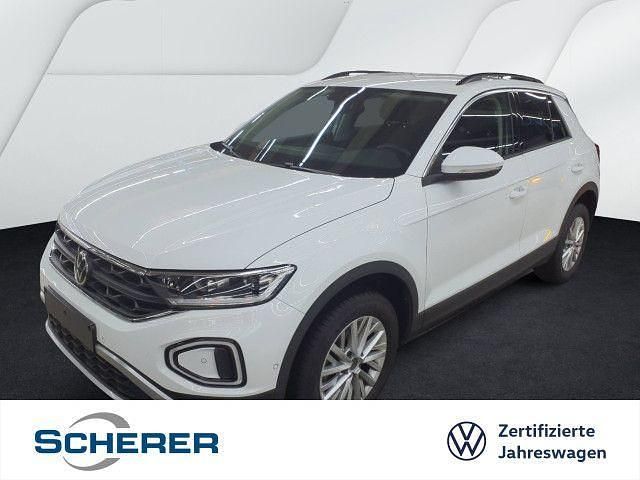 Pure white Gebraucht 2024 VW T-Roc Life SUV | 21.800 € (Superpreis) - Bild 1/4