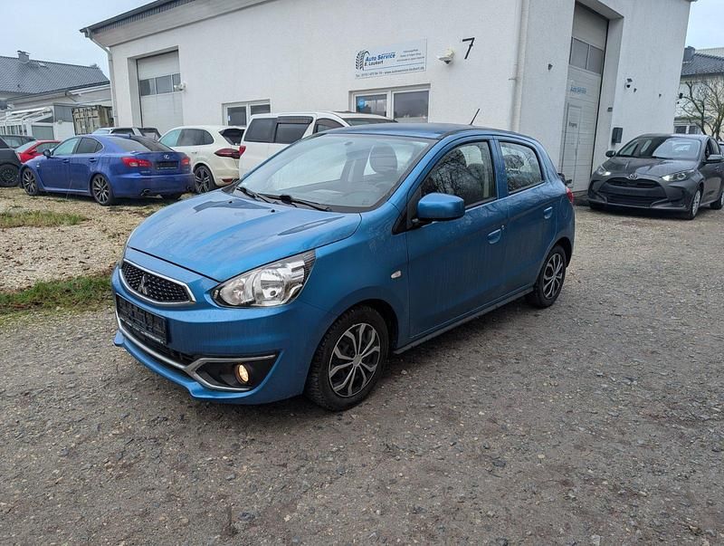 Atollblau (p) Gebraucht 2020 Mitsubishi Space Star Diamant Edition Kleinwagen | 6.944 € (Guter Preis) - Bild 1/4