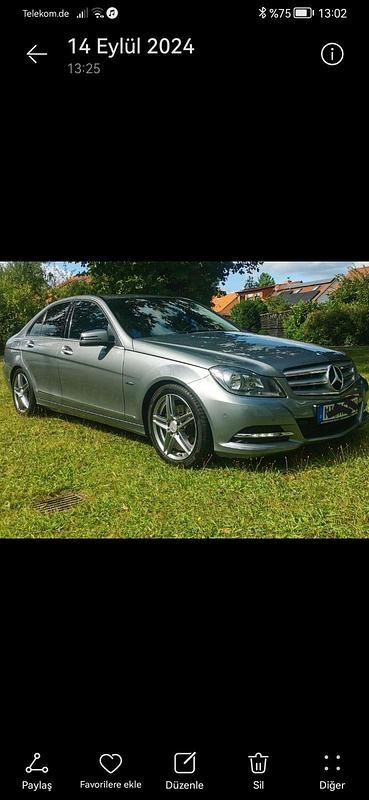 Grau Gebraucht 2012 Mercedes C220 Limousine | 8.500 € (Guter Preis) - Bild 1/4