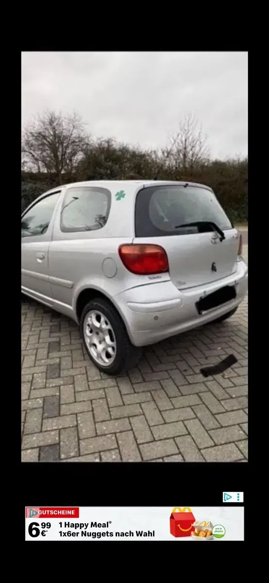 Gebraucht Toyota Yaris 80 PS (58 kW) 2005 Silber Kleinwagen