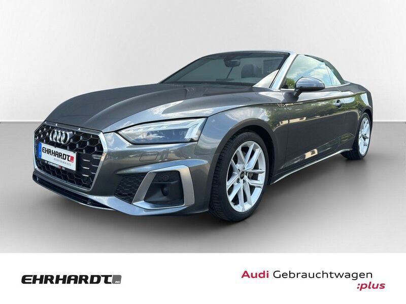 Grau Gebraucht 2022 Audi A5 Cabriolet S-Line Cabrio | 36.950 € (Fairer Preis) - Bild 1/4