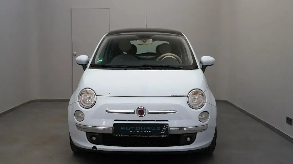 Gebraucht Fiat 500 Lounge 101 PS (74 kW) 2009 Blau Kleinwagen