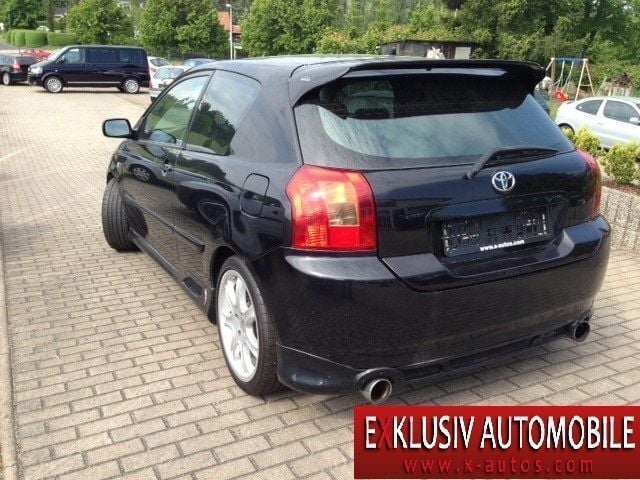 Brugt Toyota Corolla Sol 110 HK (80 kW) 2003 Sort Sedan