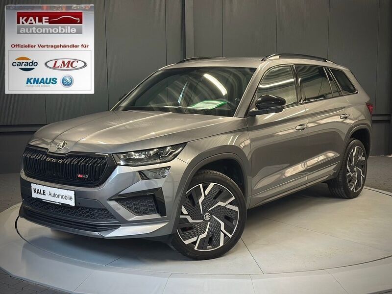Grau metallic (graphitegrau metallic) Gebraucht 2024 Skoda Kodiaq RS SUV | 45.890 € (Superpreis) - Bild 1/4