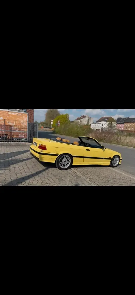 Gebraucht BMW 325 Cabriolet Basis 192 PS (141 kW) 1994 Gelb Cabrio