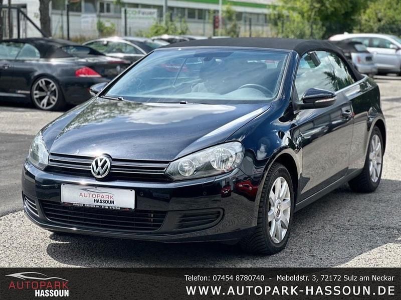 Schwarz Gebraucht 2015 VW Golf Cabriolet Basis Cabrio | 9.999 € (Guter Preis) - Bild 1/4