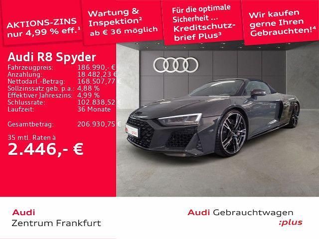 Gebraucht Audi R8 Spyder Performance 620 PS (456 kW) 2023 Individuallackierungen audi exclusive Cabrio