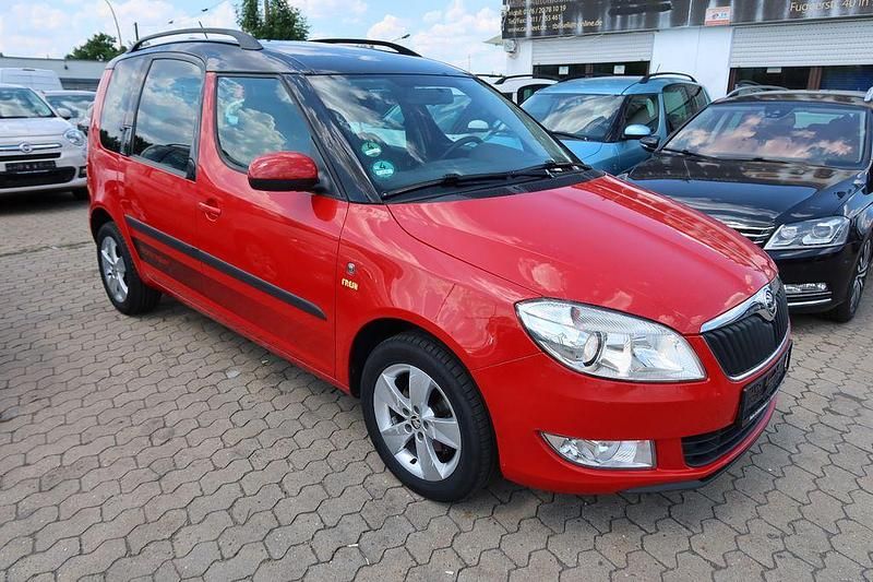 Gebraucht Skoda Roomster Fresh 86 PS (63 kW) 2013 Rot Van / Kleinbus