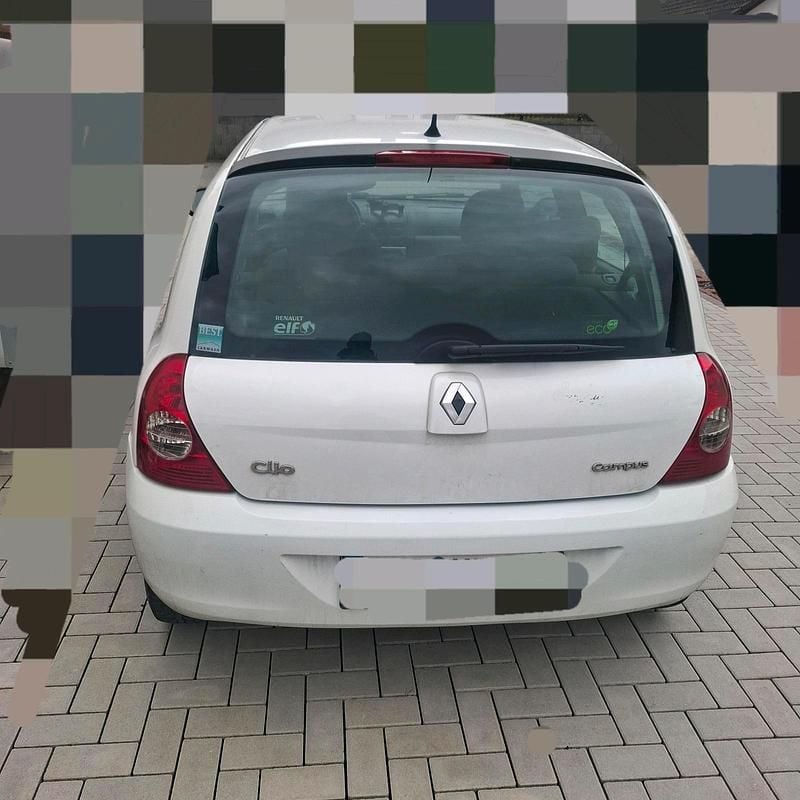 Gebraucht Renault Clio II 58 PS (42 kW) 2009 Weiß Kleinwagen