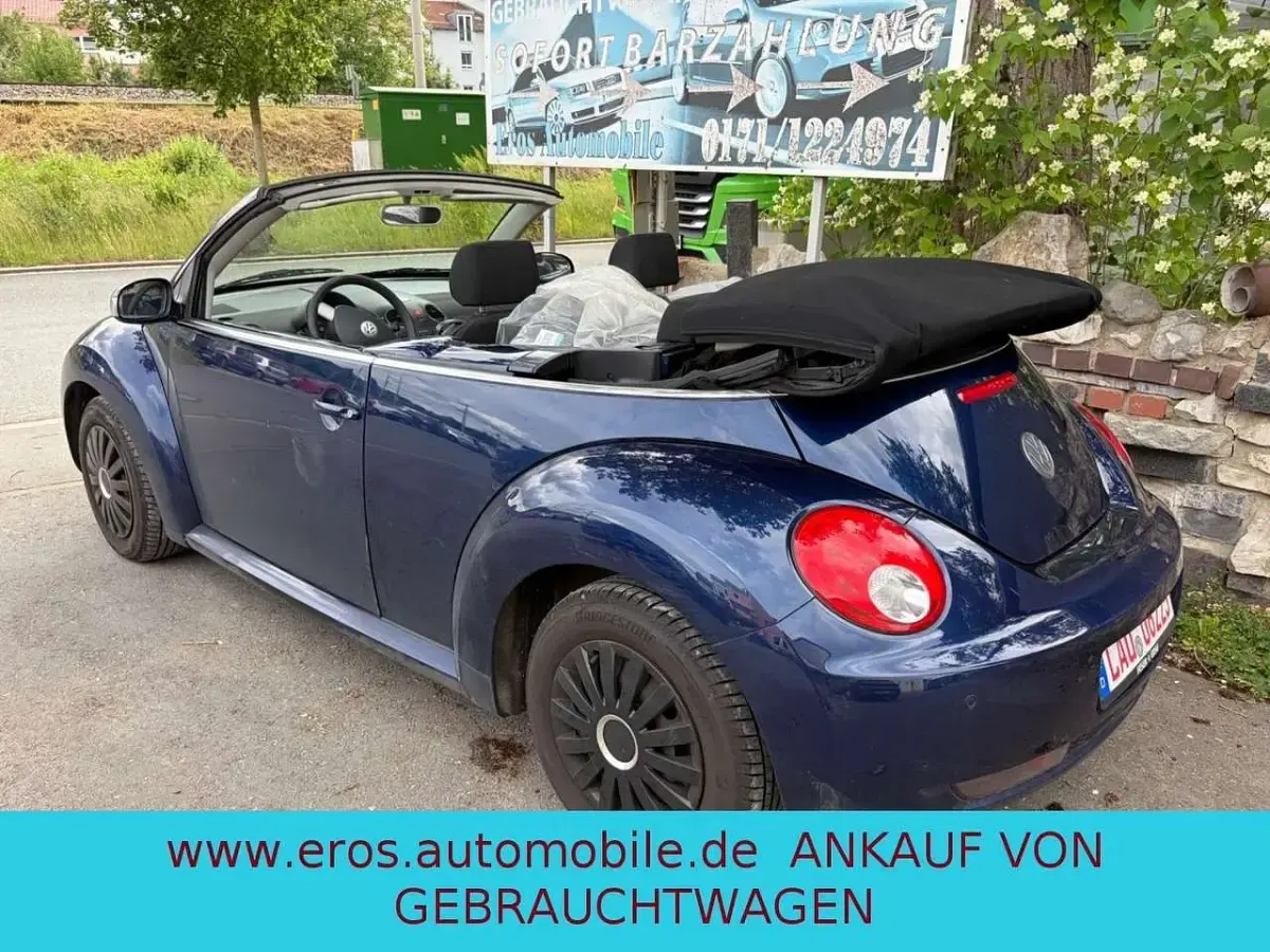 Gebraucht VW New Beetle Cabriolet 102 PS (75 kW) 2007 Blau Cabrio