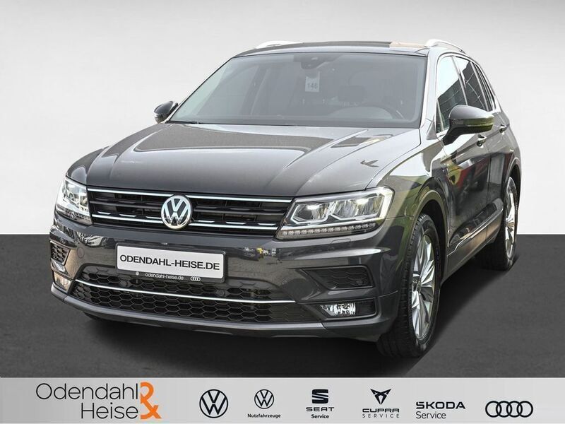 Grau Gebraucht 2018 VW Tiguan Highline SUV | 22.850 € (Superpreis) - Bild 1/4