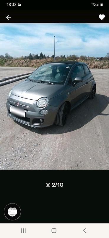 Grau Gebraucht 2013 Fiat 500S Abarth Cabrio | 7.000 € (Fairer Preis) - Bild 1/4