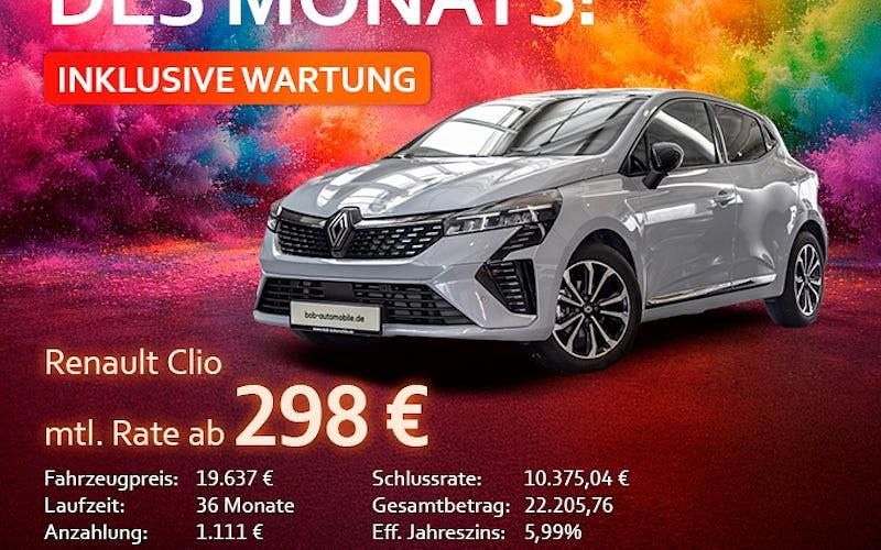 Gebraucht Renault Clio V Techno 91 PS (66 kW) 2025 Schwarz Limousine