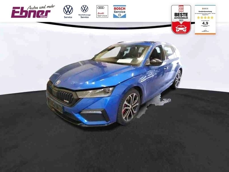 Raceblau metallic Gebraucht 2021 Skoda Octavia RS Kombi | 30.880 € (Fairer Preis) - Bild 1/4