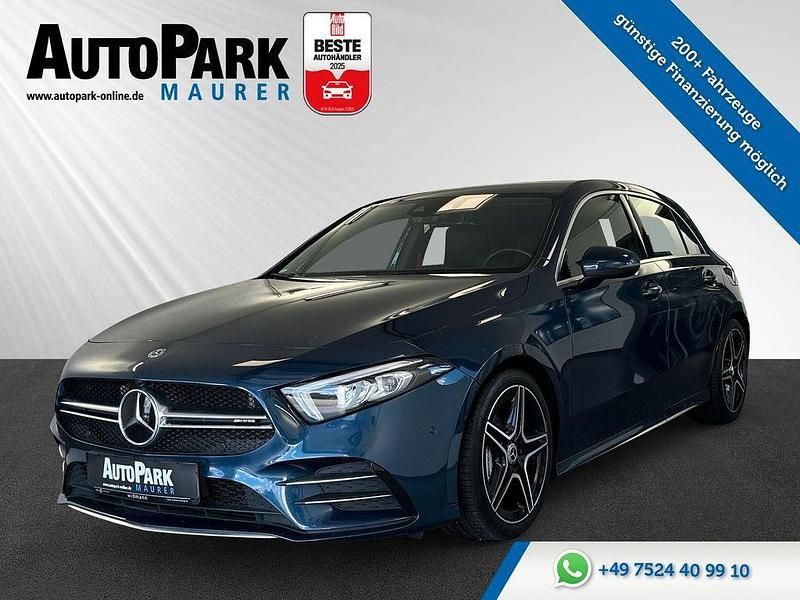 Denimblau Gebraucht 2019 Mercedes A35 AMG AMG Kleinwagen | 29.998 € (Etwas zu teuer) - Bild 1/4