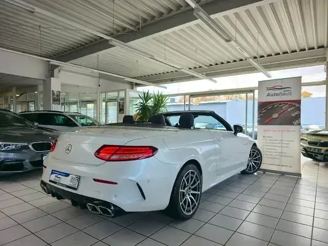 Gebraucht Mercedes C63 AMG AMG 476 PS (350 kW) 2019 Weiß Cabrio