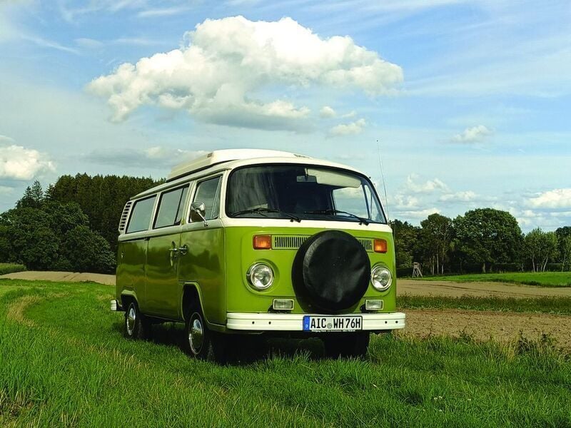 Grün Gebraucht 1976 VW T2 Van | 32.400 € - Bild 1/4