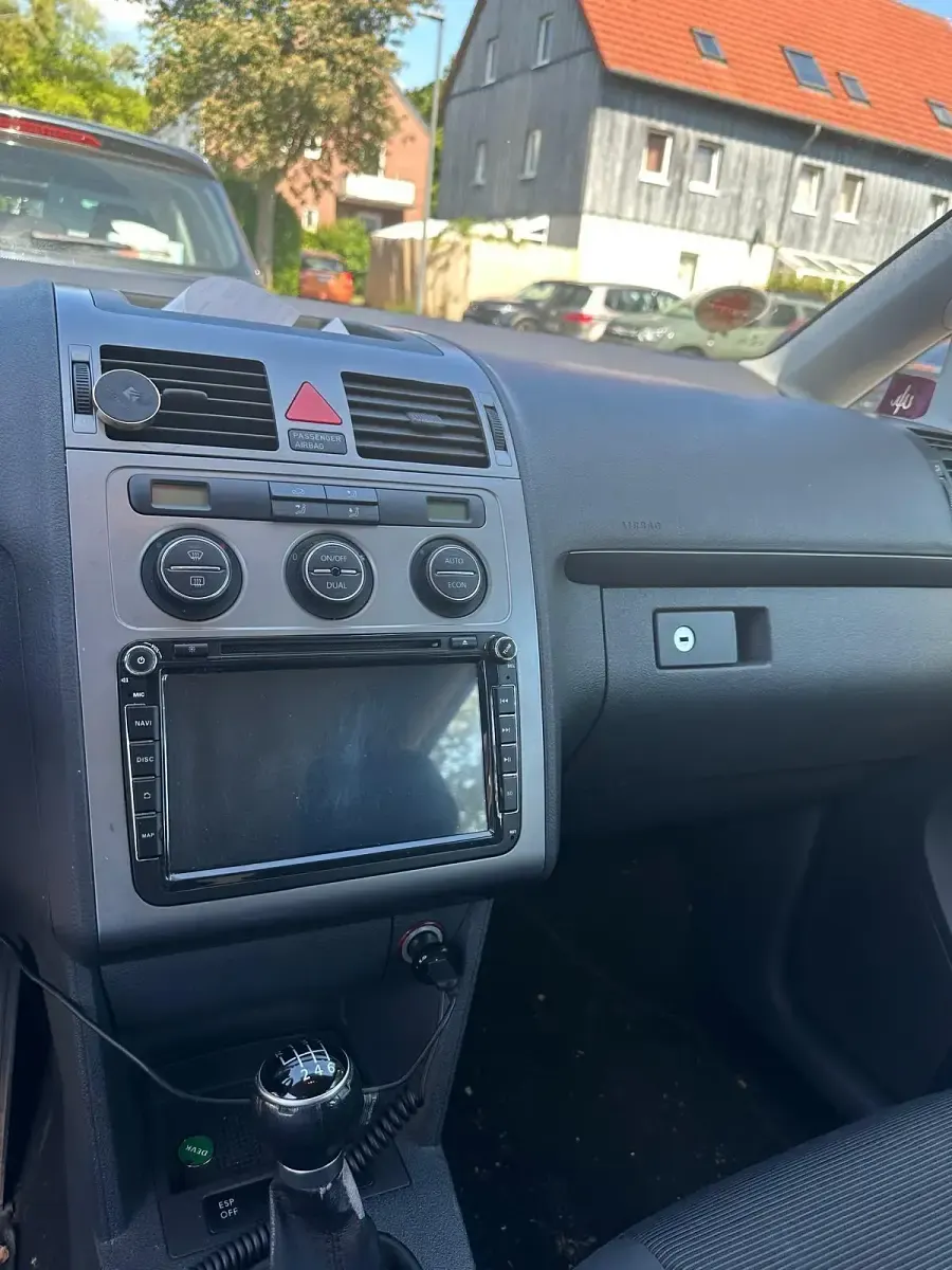 Gebraucht VW Touran 105 PS (77 kW) 2007 Schwarz Van / Kleinbus