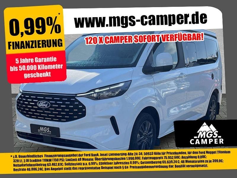 Frozen white Neu 2025 Ford Tourneo Custom Nugget Limousine | 61.990 € (Fairer Preis) - Bild 1/4