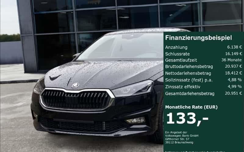 Schwarz Neu 2025 Skoda Fabia Tour Kleinwagen | 24.550 € (Fairer Preis) - Bild 1/4