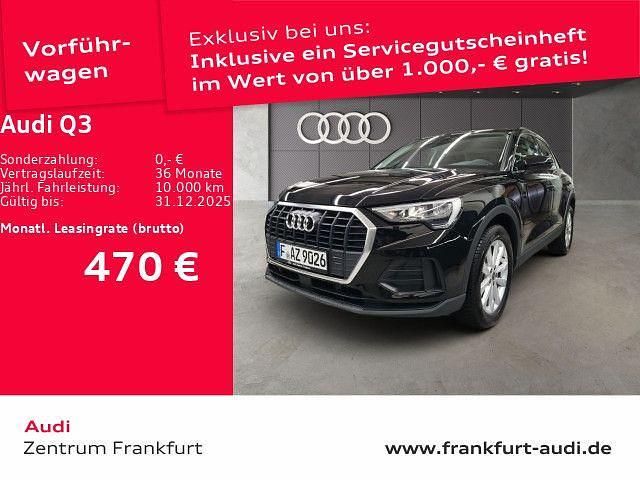 Mythosschwarz metallic Gebraucht 2025 Audi Q3 Basis SUV | 37.370 € (Guter Preis) - Bild 1/3