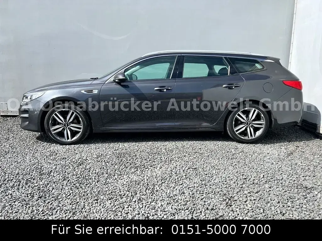 Gebraucht Kia Optima 141 PS (103 kW) 2017 Gelb Kombi