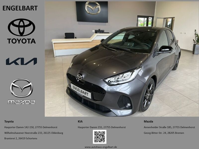 Lead grey Neu 2024 Mazda 2 Homura-Line Limousine | 24.995 € (Guter Preis) - Bild 1/4