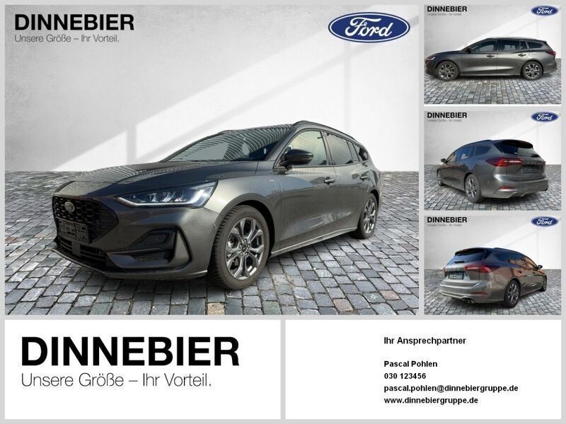 Grau (metallic) Gebraucht 2023 Ford Focus ST-Line X Kombi | 26.490 € (Fairer Preis) - Bild 1/3