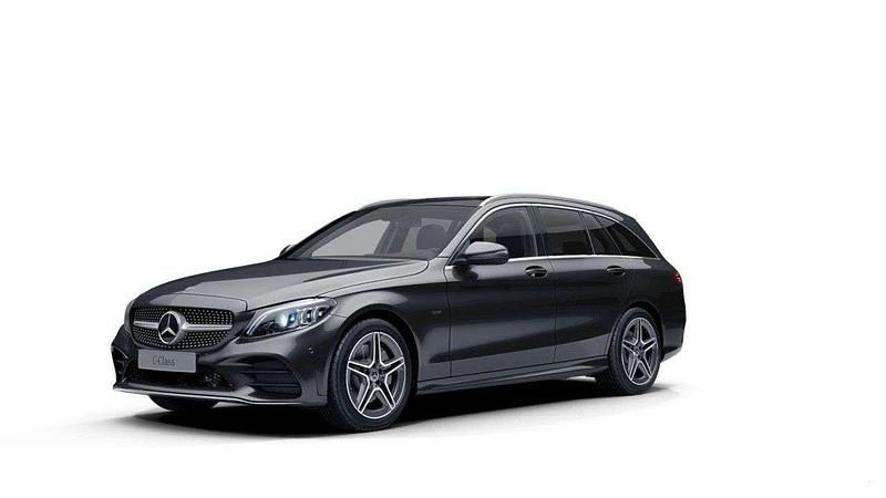 Grau Gebraucht 2021 Mercedes C300e AMG line Limousine | 24.990 € (Superpreis) - Bild 1/4