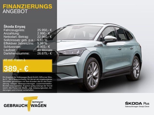 Silber Gebraucht 2021 Skoda Enyaq iV SUV | 25.950 € (Fairer Preis) - Bild 1/1