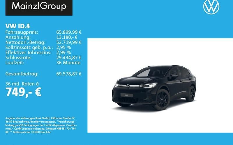 Neu VW ID.4 Pro 219 kW (299 PS) 2026 Schwarz SUV