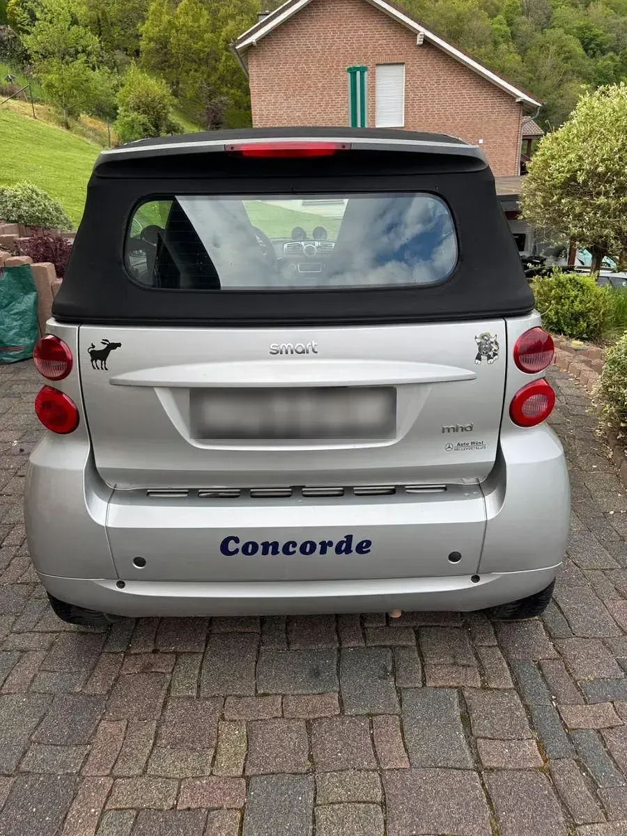 Gebraucht Smart ForTwo Cabrio Passion 71 PS (52 kW) 2011 Silber Cabrio
