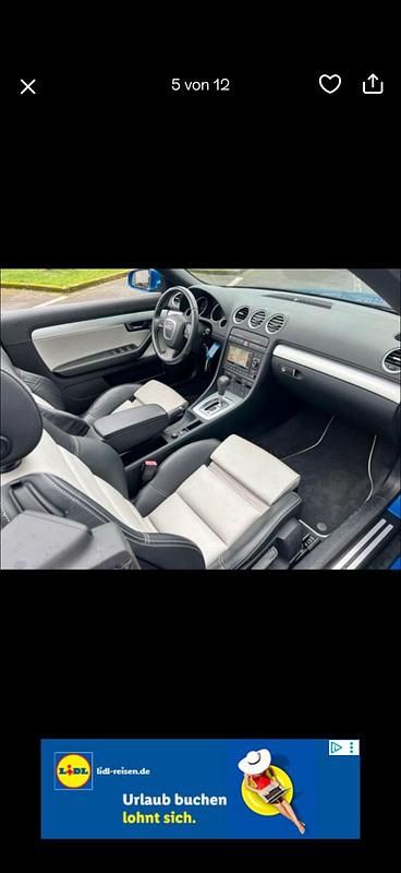 Gebraucht Audi A4 Cabriolet 163 PS (119 kW) 2008 Blau Cabrio