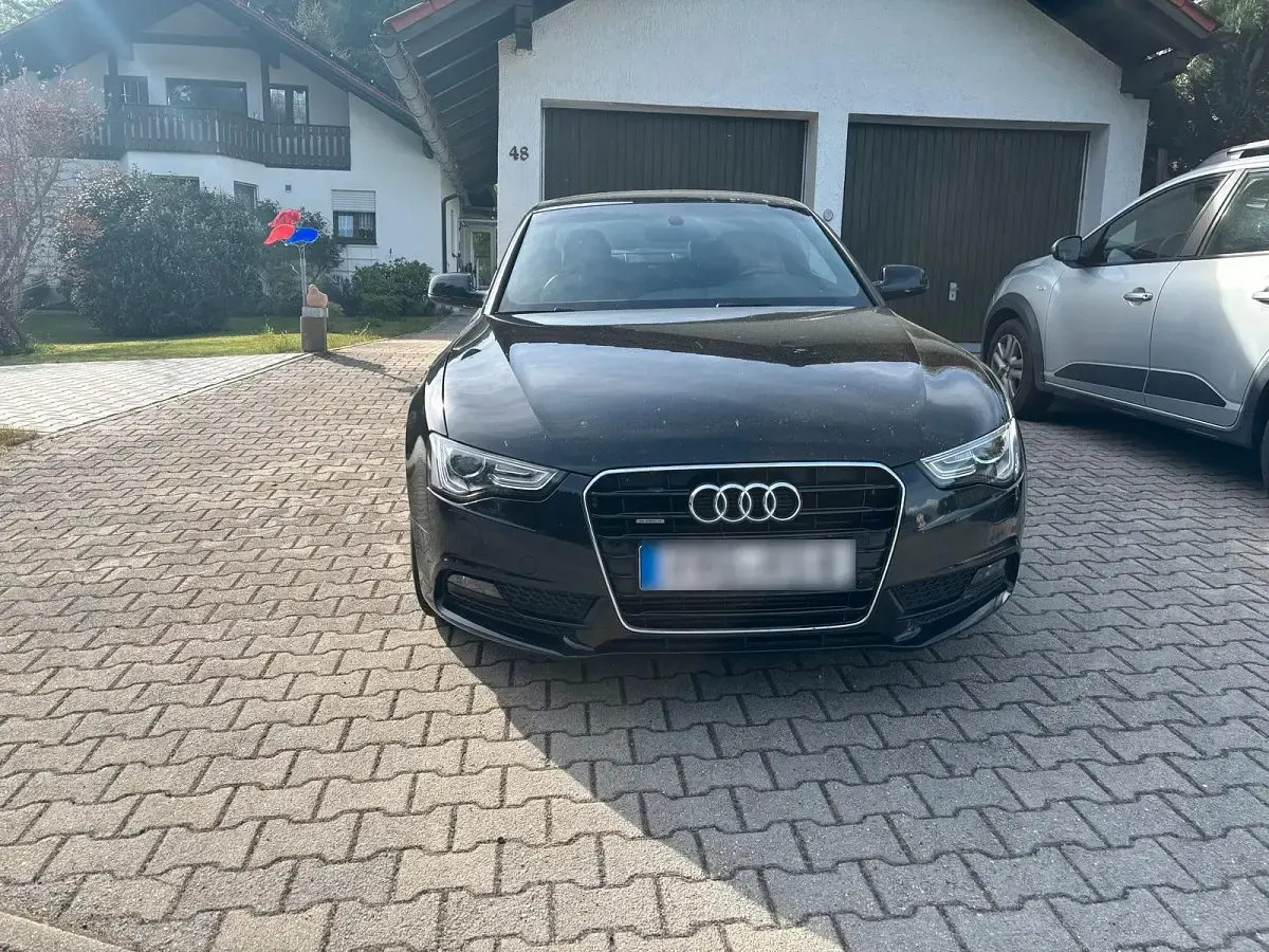 Second-hand Audi A5 S-line plus 177 CP (130 kW) 2014 Negru Coupe