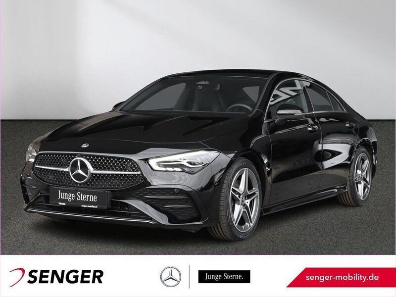 Schwarz Gebraucht 2024 Mercedes CLA180 AMG line Limousine | 33.580 € (Fairer Preis) - Bild 1/4