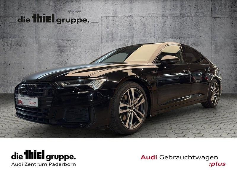 Schwarz Gebraucht 2022 Audi A6 S-Line Limousine | 46.390 € (Teuer) - Bild 1/4