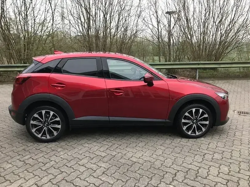 Gebraucht Mazda CX-3 Ad'Vantage 121 PS (88 kW) 2021 Magmarot metallic SUV