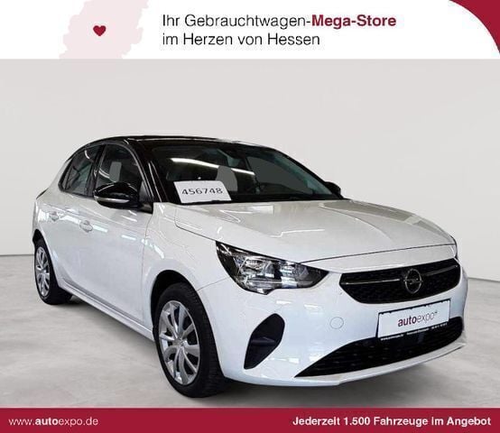 Jade weiß uni/dach diamant schwarz met. Gebraucht 2021 Opel Corsa-e Edition Kleinwagen | 13.290 € (Superpreis) - Bild 1/4