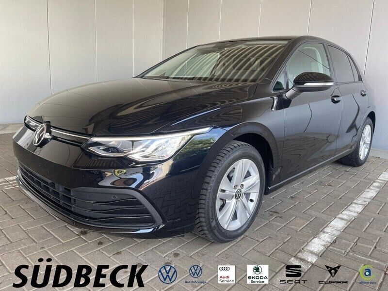 Deep black perleffekt (schwarz) Gebraucht 2020 VW Golf VIII Life Limousine | 19.980 € (Guter Preis) - Bild 1/4