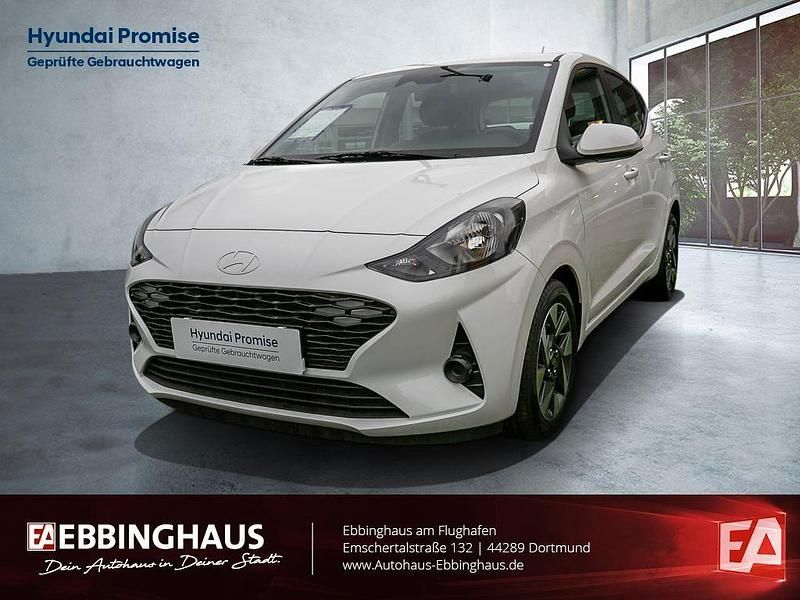 Weiß Gebraucht 2024 Hyundai i10 Trend Kleinwagen | 14.999 € (Guter Preis) - Bild 1/4