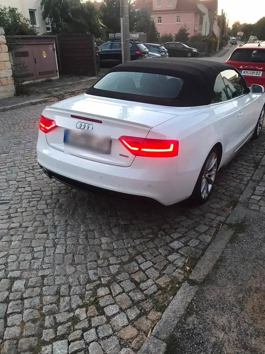 Gebraucht Audi A5 Cabriolet S-Line 190 PS (139 kW) 2016 Weiß Cabrio
