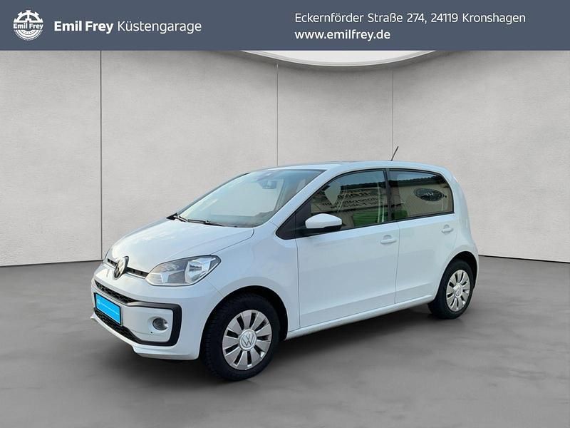 Weiß Gebraucht 2021 VW up! move up! Kleinwagen | 11.880 € (Etwas zu teuer) - Bild 1/3