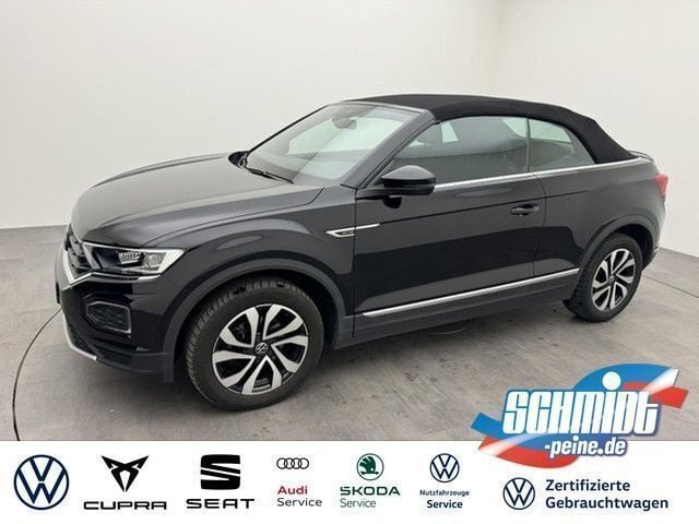 Schwarz Gebraucht 2021 VW T-Roc Cabriolet Active Cabrio | 22.600 € (Fairer Preis) - Bild 1/4