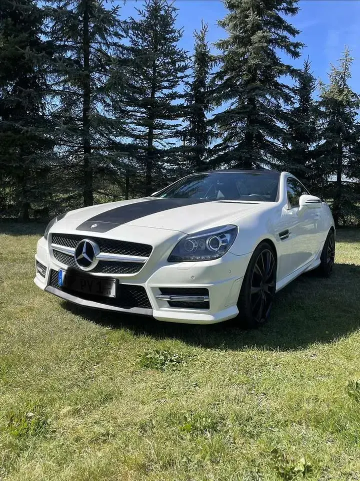 Gebraucht Mercedes SLK200 184 PS (135 kW) 2011 Weiß Cabrio