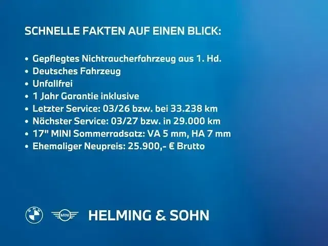 Gebraucht Mini ONE 102 PS (75 kW) 2022 Schwarz Kleinwagen