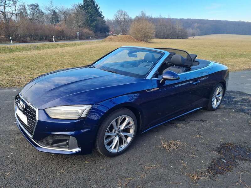 Blau Gebraucht 2020 Audi A5 Cabriolet Advanced Cabrio | 31.200 € (Guter Preis) - Bild 1/4