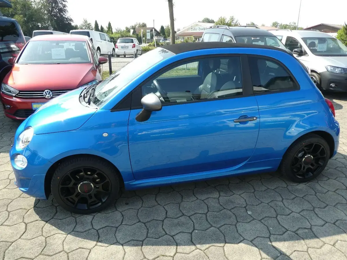 Gebraucht Fiat 500S 105 PS (77 kW) 2017 Blau Cabrio